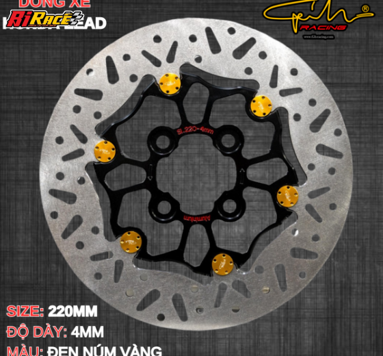 ĐĨA THẮNG GH RACING LEAD 4VAL SIZE 220mm