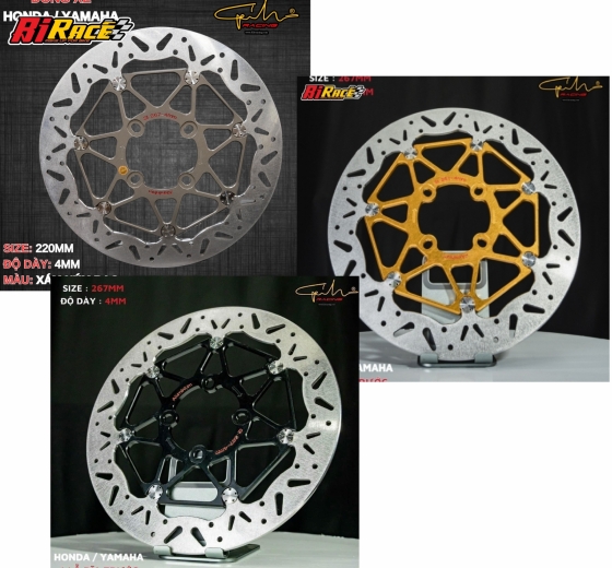ĐĨA THẮNG GH-RACING SIZE 267MM DÒNG XE HONDA / YAMAHA 