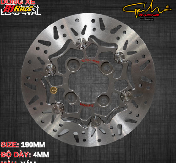 ĐĨA THẮNG GH-RACING LEAD 125 SIZE 190MM