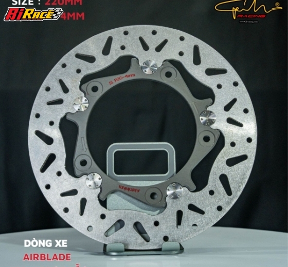 ĐĨA THẮNG GH-RACING SIZE 220MM AIRBLADE 150-160 5 LỖ MÂM ZIN