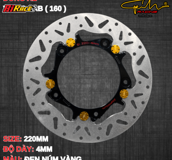ĐĨA THẮNG GH-RACING SIZE 220MM AIRBLADE 150-160 5 LỖ MÂM ZIN