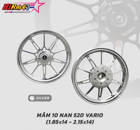 MÂM FHF CNC 10 CÂY CROM - VARIO,  AIRBLADE, VISION