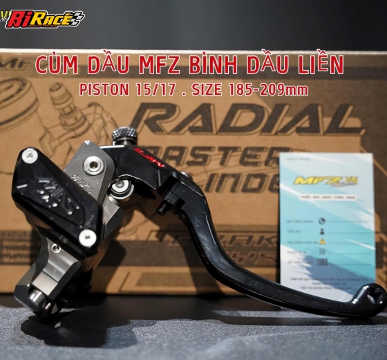 TAY THẮNG MFZ BÌNH DẦU LIỀN SIZE 185mm -NGẮN