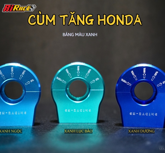 CÙM TĂNG TỐC -HONDA, GH RACING