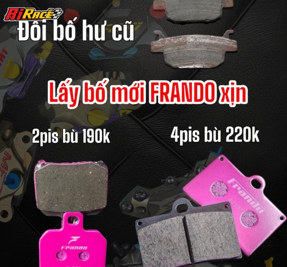 ĐỔI BỐ CŨ LẤY FRANDO MỚI SIÊU RẺ