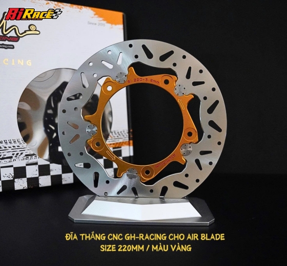 ĐĨA THẮNG GH-RACING SIZE 220MM AIRBLADE 150-160 5 LỖ MÂM ZIN