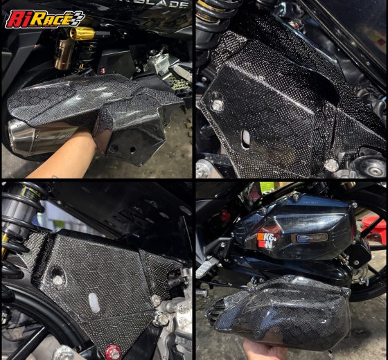 BỘ DÈ AB ,VARIO - XE 2VAL - ỐP CARBON FIBER