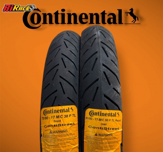 CẶP VỎ CONTINENTAL - CONTISTREET 70/90 80/90 17inch