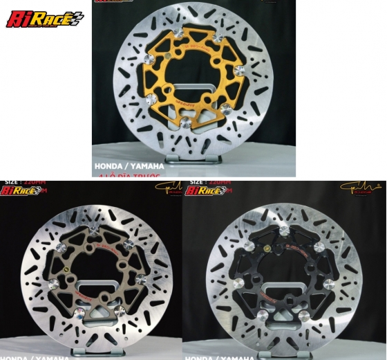 ĐĨA THẮNG GH-RACING - 220MM - 4 lỗ ốc - HONDA,YAMAHA