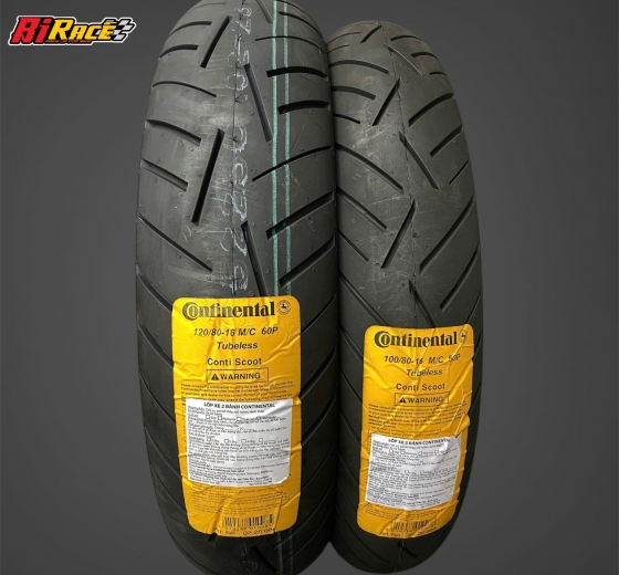 CẶP VỎ CONTINENTAL - CONTI SCOOT 100/80 - 120/80 16