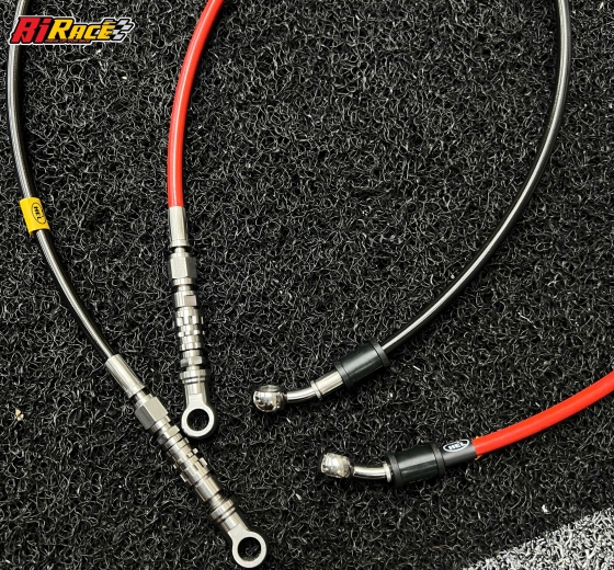 DÂY DẦU THÁI - NGẮT DẦU INOX BẤM, KHỚP THẲNG