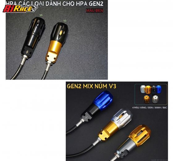 HPA DÂY GH RACING - MẪU GEN 2 (BÌNH DẦU TRÊN VÀ DƯỚI)