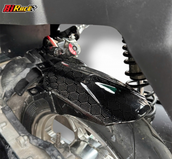 BỘ DÈ CHẮN BÙN SAU AB160 - ỐP CARBON FIBER