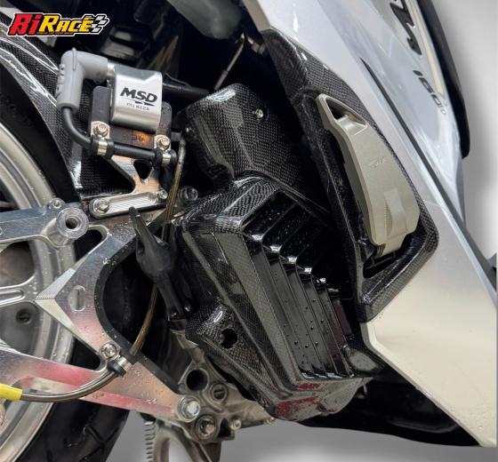 ỐP CHE KÉT NƯỚC - XE 4VAL - ỐP CARBON FIBER