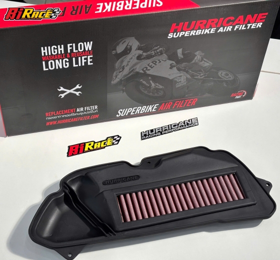 LỌC GIÓ HURRICANE CHÍNH HÃNG - LEAD 4VAL, GIORNO 125